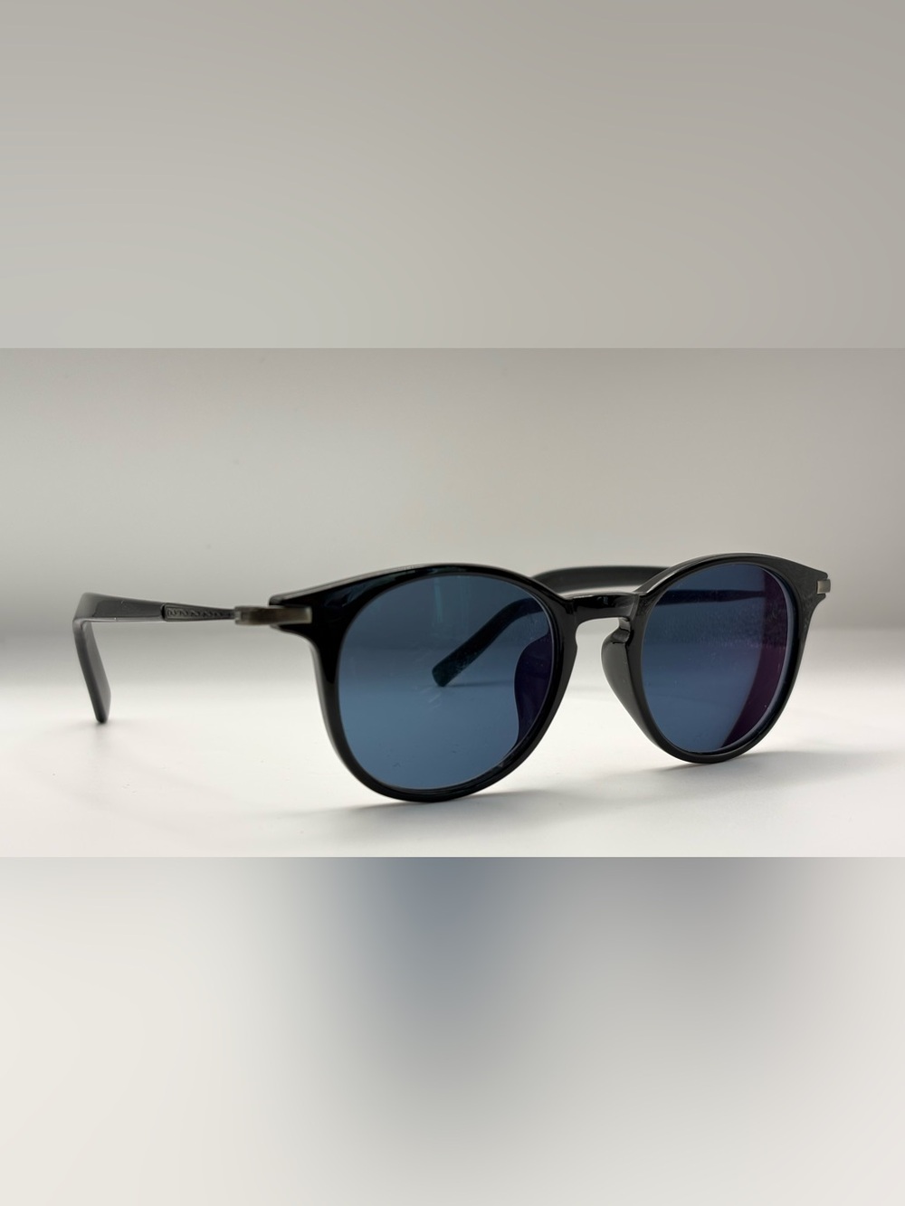 D-51075 Black Oval Sunglasses Frames Only